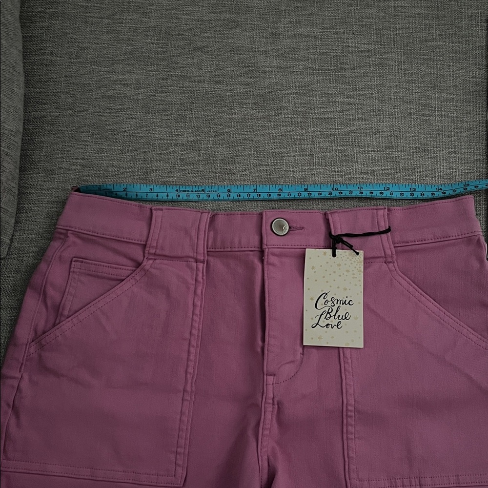 Pink Jean Shorts - Picture 3 of 4